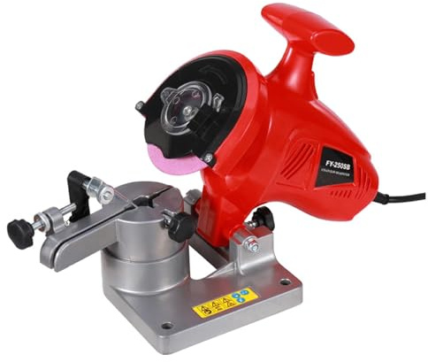 Affûteuse De Chaîne Électrique 250 W, Affûteuse De Chaîne De Bureau Avec Bouton De Réglage Du Positionnement De La Chaîne, Angle Réglable De 0 À 35° Et 8400 Tr/min, Pour Chaîne De Tronçonneuse