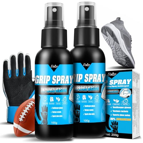 Grip Spray Torwarthandschuhe - 200g Upgrade-Rezept Torwarthandschuhe Spray, Torwart Training Zubehör, Grip Mode Spray für Fußball, Basketball, Tennis, Verschiedene Schläger, Pole-Dance, Gewichtheben