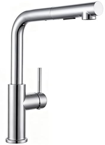 Sofetiy Rubinetto Lavello Cucina Cromo, Rubinetto Cucina Con Doccetta Estraibile, Miscelatore Cucina Con Due Tipi Di Getto D'acqua, Rubinetti Cucina In Acciaio Inossidabile Spazzolato