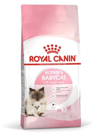 ROYAL CANIN MOTHER & BABYCAT | 400 g | Trockennahrung für Katzen | Speziell für die Mutterkatze und ihre Welpen | Zur Stärkung körpereigener Abwehrkräfte und Gehirnentwicklung