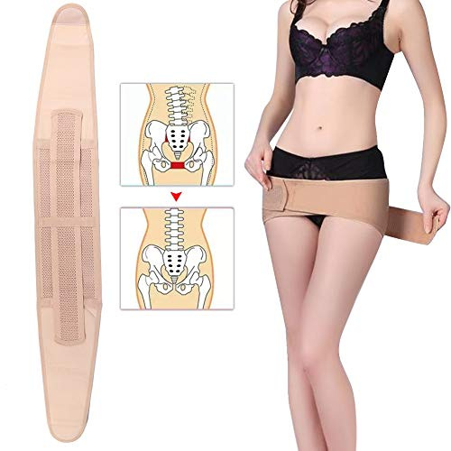 Cinturón de apoyo pélvico elástico transpirable apoyo pélvico mujeres apoyo lumbar apoyo apoyo apoyo dolor post-parto Cinturón de recuperación de cadera para ciática, pelvis