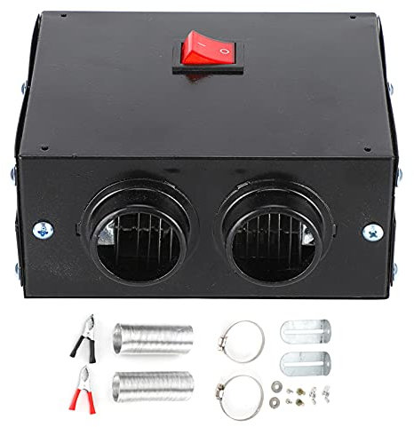 Riscaldatore Portatile per Auto, Riscaldatore per Auto Sbrinatore Riscaldatore Portatile Antiappannante Ventola Silenziosa Riscaldamento Rapido 600W(24V)