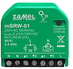 Supla Zamel Infälld WLAN-rullgardinskontroll i mini-WLAN-hölje