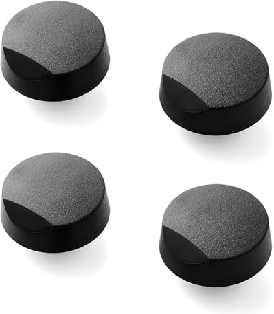 Upgraded 82977 82974 Cooktop Knob Replacement for Dacor Stove Parts, DE81-08738A Stove Knobs for Dacor Range Parts Burner Control Knobs SGM365 DE81-10313A Black Plastic Gas Stove Top Knobs 4 Pcs