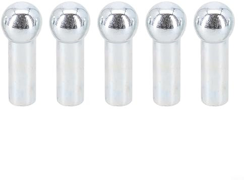 Gym Pulley Machine Cable Ball Joints Terminal Ball Stopper Weight Lifting Wire Cable Joint Part for 5mm 6mm Cable, Set of 5 Pack(6mm)