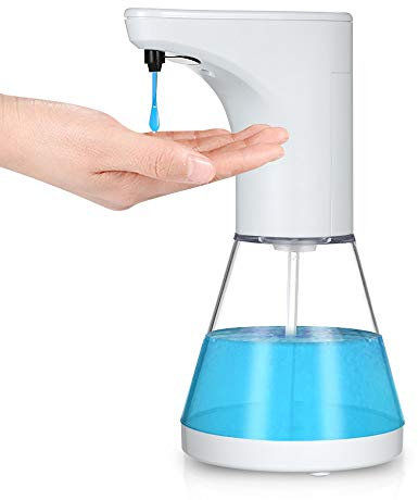 Automatisk flytande tvåldispenser händer rengöring alkohol desinfektionsmedel dispenser schampo dusch lotion dispenser 480 ml A