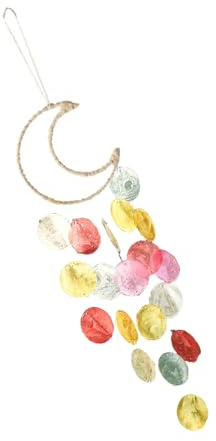 Carillón de viento colgante artesanal para el hogar y el jardín, hecho a mano, timbre de viento móvil en vivo, acústica, tono relajante