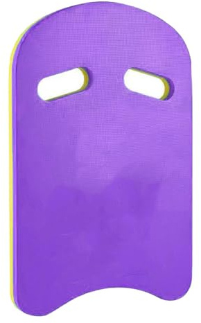 Schaumstoff-Schwimmbrett Unisex Schwimmbrett Kickboards mit Griffen, Schaumstoff-Schwimm-Kickboard mit Griffen für Schwimmübungen und Training (lila)