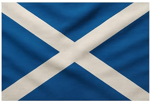 Toyland® 5ft x 3.3ft (152cm x 101cm) Grand drapeau écossais, idéal pour les célébrations écossaises - Décorations de fête - Coupe du monde et Euro