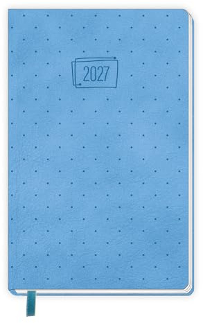 TRÖTSCH - Taschenkalender A6 Soft Touch Punkte 2027: Soft Touch Terminkalender
