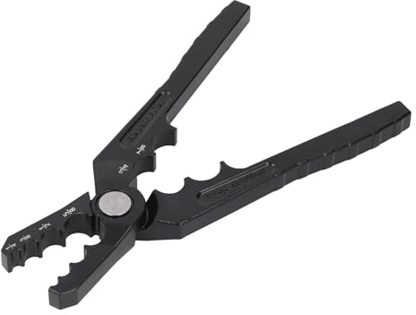 lyrlody Alicates Manuales de Punta Redonda para Tubos de Cobre, Alicates de Reparación de Tubos de Cobre para Refrigeración de 6 Orificios con Brazo de Palanca Extendido, para con
