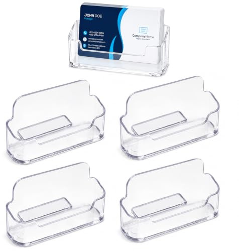 Yeheap Porte-Cartes de Visite, Support Carte de Visite Acrylique