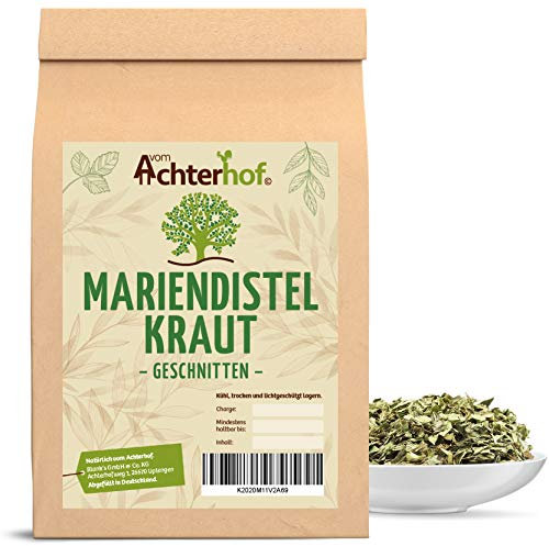 250 g Mariendistelkraut geschnitten Mariendistel-Tee Kräuter-Tee vom-Achterhof