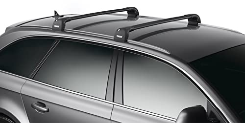 Thule 9595B WingBar Edge - Barre portatutto, Carico massimo 75 kg, Nero, M/L, Confezione da 2