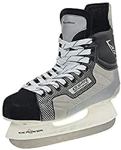 SportTeam Herren Schlittschuhe Eishockey, Schwarz, 46