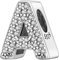 MULA Charms Anhänger Silber 925 für Armbänder, Buchstabe Charms A-Z Alphabet Kompatibel mit Europäischen Armbändern und Halskette für Frauen