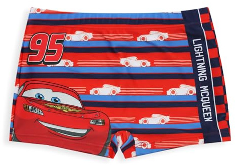 Costume da Bagno per Bambino Disney Cars Saetta McQueen Boxer Mare Bimbo 6637