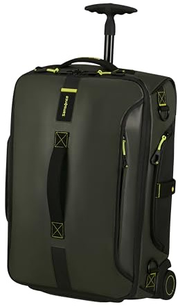 Samsonite Paradiver Light - Reisetasche/Rucksack mit 2 Rollen S, 55 cm, 51 L, Dschungelgrün
