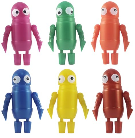 CHENGLI 6PCS Re-po Mini Figures, Re-po Cake Toppers Cake Decoration, Mini Re-po Figures Set for Boys Girls Birthday Party Babay Showers Celebration Supplies