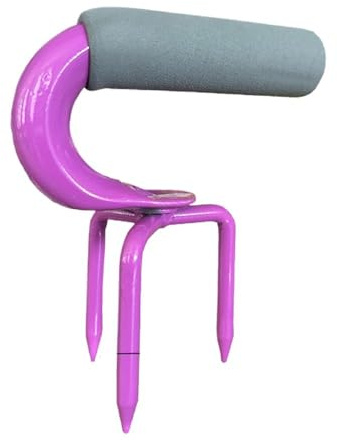 Fourche de jardin en acier au carbone - Utilisation en extérieur - Pour labourer le sol, creuser des patates douces - Robuste - D3m7 agricole