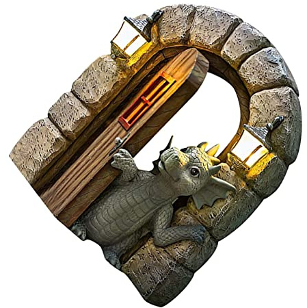 Qudinip Levande Dinosauriefigur Dekorativ Kompakt Skulptur för