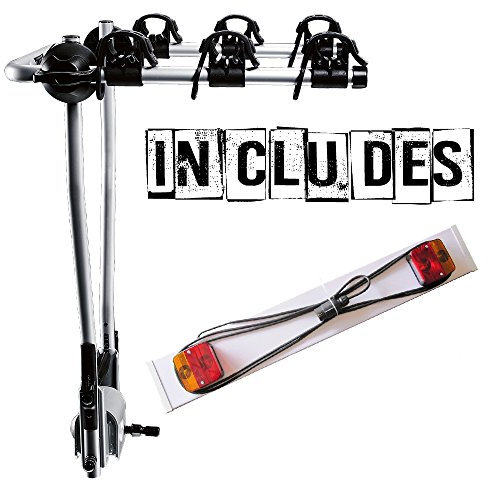 Thule 972 Cycle Carrier Towbar Mounted | Holds 3 Bikes with Trailer Board