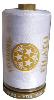 Filo da cucito tre stelle marca oro (Bianco 1000yds, 1x)