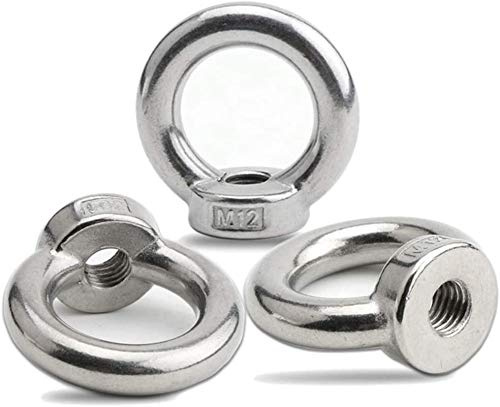 BOZONLI M6 Écrou à oeil, Écrou de bague, Écrou à anneau en acier inoxydable, 3 pcs