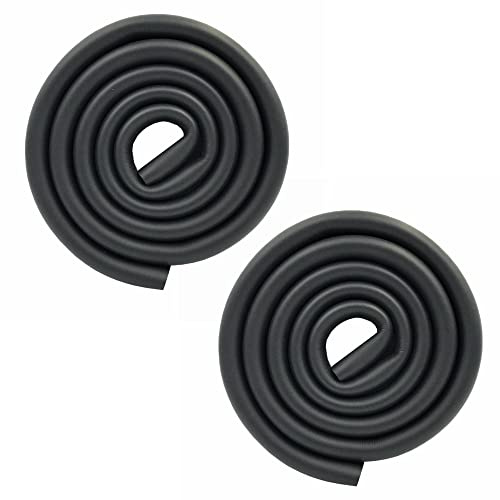 U Shape Extra Thick Furniture Table Edge Protectors (Black (6.5ft x2))