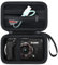 Elonbo Carrying Case for OM System Tough TG-7 Digital Camera/OM System Olympu TG-6 Underwater Camera, Rugged Waterproof Shockproof WiFi 4K Video Storage Cover Travel Bag, Black