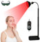 54W Red Light Therapy with Stand, 18 LEDs 660nm and 850nm Infrared Light, 5 Speed Dimming, 5-30 Minutes Timer, Height Adjustable Red Light Lamp with Eyes Protection Goggles for Home Use