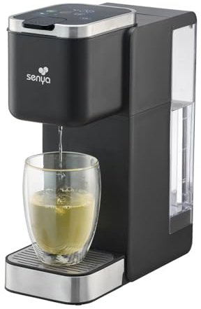 SENYA Machine à thé Tea Time Pro - Ecran tactile avec 3 types de thés et 3 volumes – théière électrique infusion parfaite pour thé en vrac ou sachet - Réservoir 1,2 L – Détartrage automatique 1000W