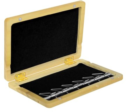 Durabilidad caja de fagot de madera de nogal y metal para mejorar la precisión del sonido caja de música de madera de nogal natural