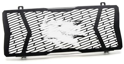 MZ-STORE Z650 Motociclo di Copertura della Griglia del Radiatore di Acciaio inossidabile per Z650 2017-2024-Nero