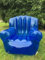 Transparente aufblasbare Couch Stuhl Sofa Doppelte Personen Klar Aufblasbarer Stuhl Aufblasbare Couch Sitzsack Lazy SofaSessel Camping-Möbel for Hinterhof Seeufer Strand Reisen Camping Picknicks Musik
