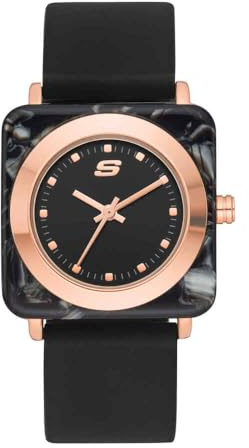 SKECHERS Femmes Analogique Quartz Montre avec Bracelet en Silicone SR6207