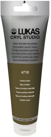 CREATIV DISCOUNT NEU LUKAS CRYL STUDIO/Acrylfarbe, 125 ml, Umbra natur