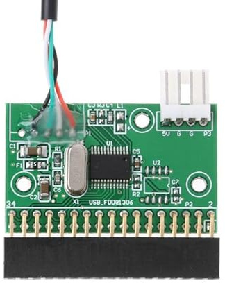 Generico Unità Disco Floppy USB,Unità Disco Floppy - Convertitore Lettore Disk - PC Da USB A Disco, Adattatore Unità Portatile Per Laptop, Desktop E Notebook, Plug And Play