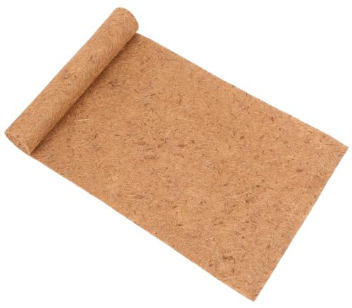 DIYEAH Esterilla Protectora de Fibra Natural para Reptiles y Mascotas, Sustrato Transpirable 0,5x2 M para Terrarios, Revestimiento Biodegradable Adecuado para Camaleones y Tortugas
