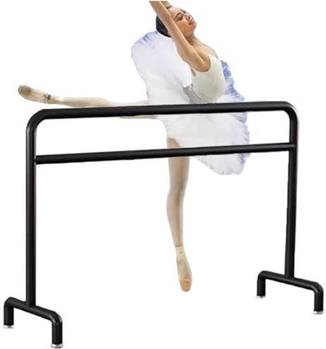 Sbarra per Balletto Semplice e Mobile, l'altezza della Barra di Pressione per Le Gambe a Doppio Strato è di 80-105 cm, Adatta a Bambini e Adulti