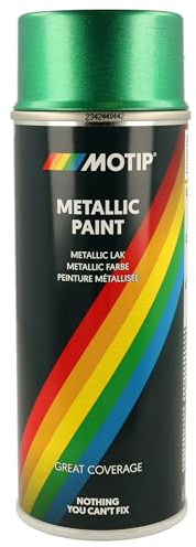 Motip Metallic Spray Paint - Green - 400 ml