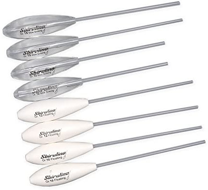 Sbirulino® Kit Mix 8 Stück schwimmende und halbsinkende Bombarden (Set 12-15 gr. halbsinkende Bombarden und 10-12 gr. schwimmende Bombarden)