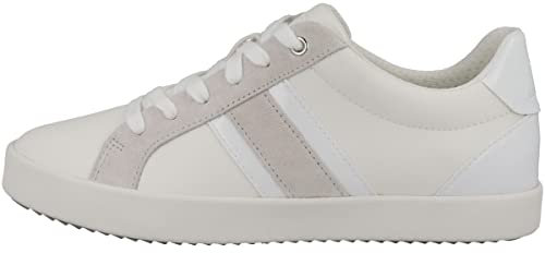 Geox D BLOMIEE G Sneaker, Optic White/White, 41 EU