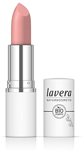lavera Comfort Matt Lipstick -Primrose 06 - Intensive Farbe - Mattes Finish - Angenehmes Tragegefühl - Bis zu 6 Stunden Halt - vegan Naturkosmetik (1x 18,2 g)