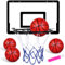 OSDUE Mini Basketballkorb Set, Basketballkorb Indoor für Kinder, Basketball Korb im Zimmer Wandmontage Mit 4 Balls, Basketballkörbe tür Set für Jungen Mädchen Outdoor Indoor, Geschenk zum Kindertag