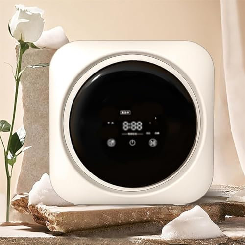 CYMYYDS 170W Vented Tumble Dryer, Intelligent Roller Washing and Drying Integrated, Digital Display, Stainless Steel Inner Barrel, For Apartment, Home, Dorm