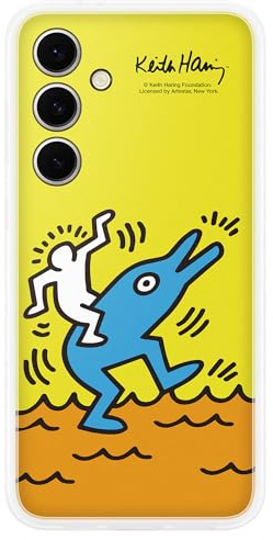 Samsung FlipSuit Case EF-MS721 für das Galaxy S24 FE, Smartphone-Cover, Handy-Hülle, Schutz Case, Einlegekarten, Yellow