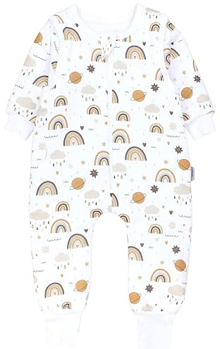 TupTam Saco de Dormir Bebé – Saco Dormir Bebé con Piernas, 2.5 TOG, Algodón OEKO-TEX