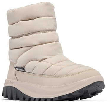 Columbia Snowtrot Mid - Botas de nieve para mujer, color gris pardo suave, tiburón, talla 3, Tiburón gris pardo suave, 36 EU