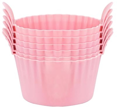 Airfryer Muffinform 6 Stycken Återanvändbart Non-Stick Verktyg